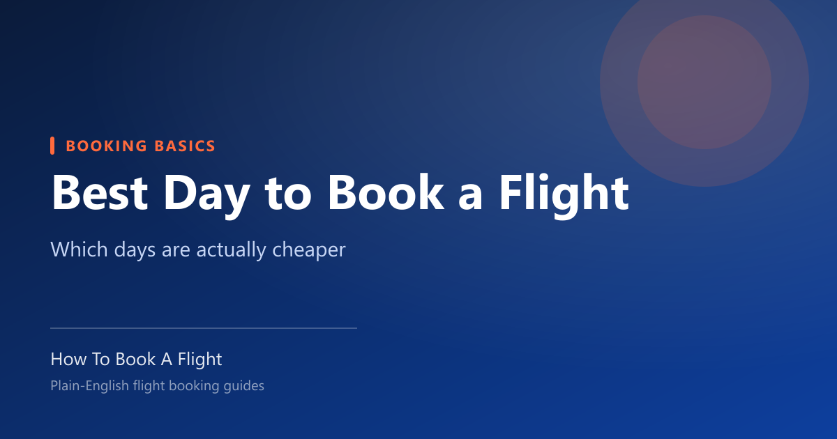 Best Day to Book a Flight