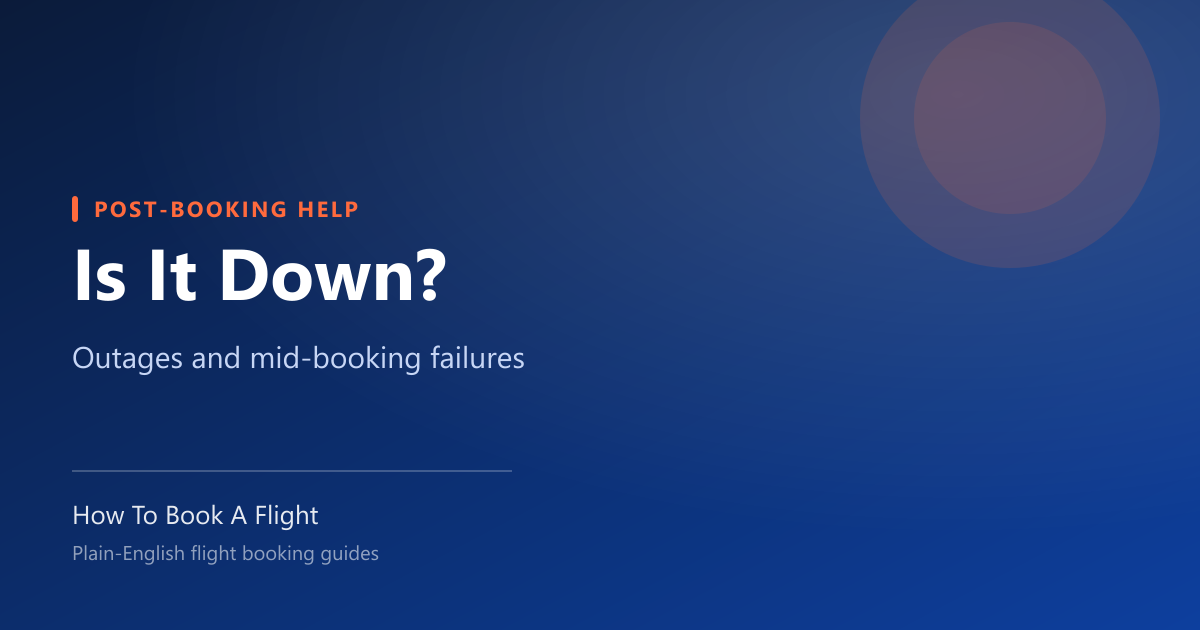 Is Expedia Down? Outages and What to Do